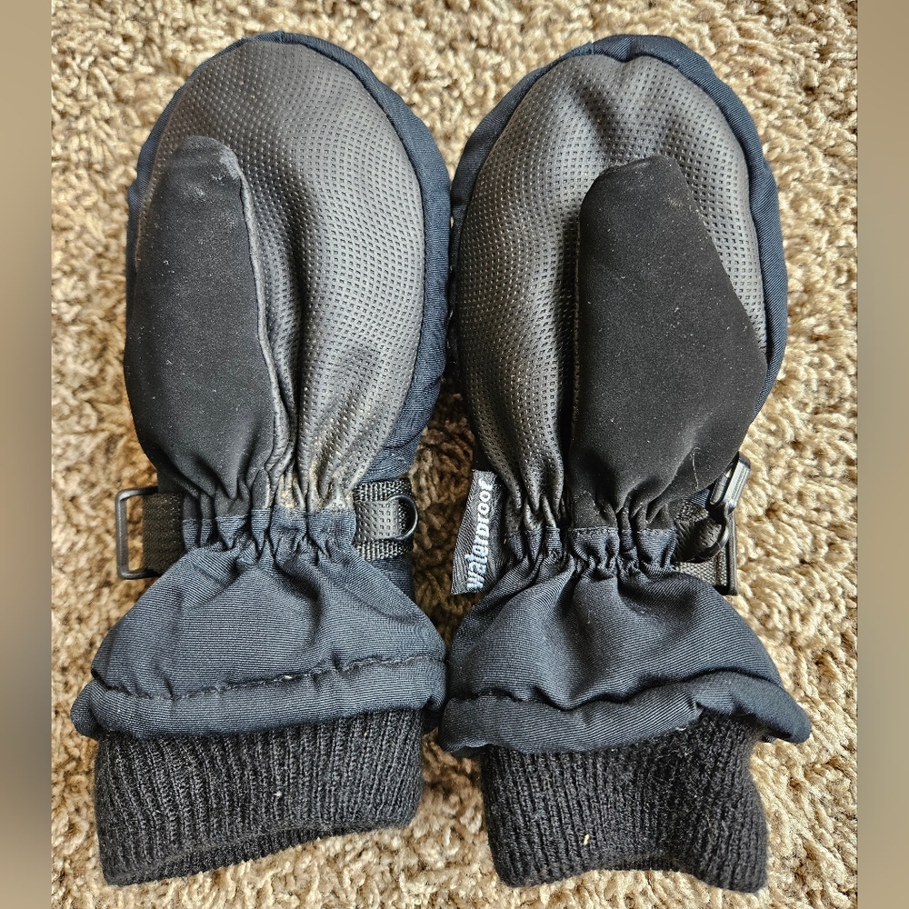 Champion Black Winter Mittens